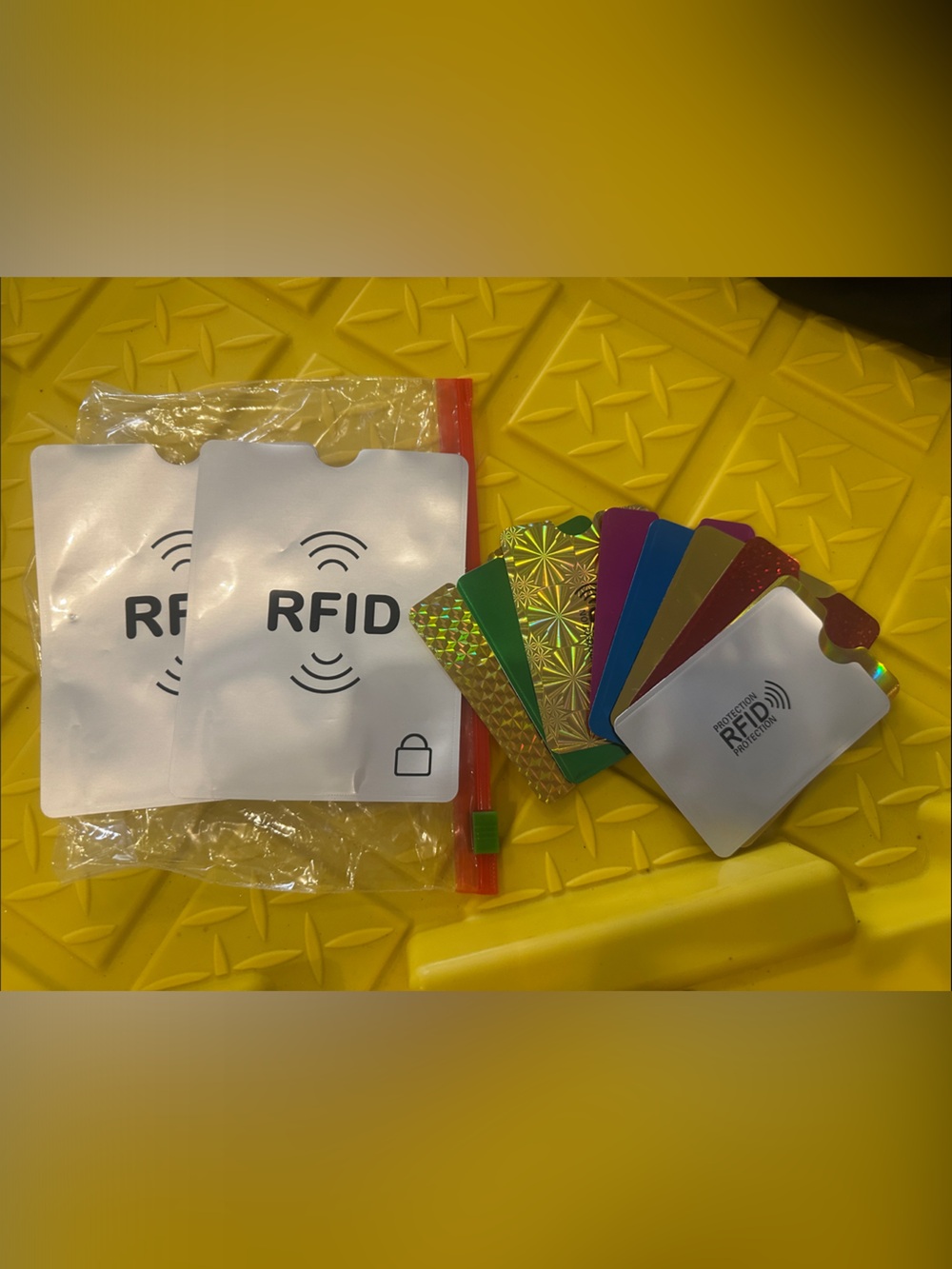 RFID Blocking Card Sleeve Pack - Multicolor